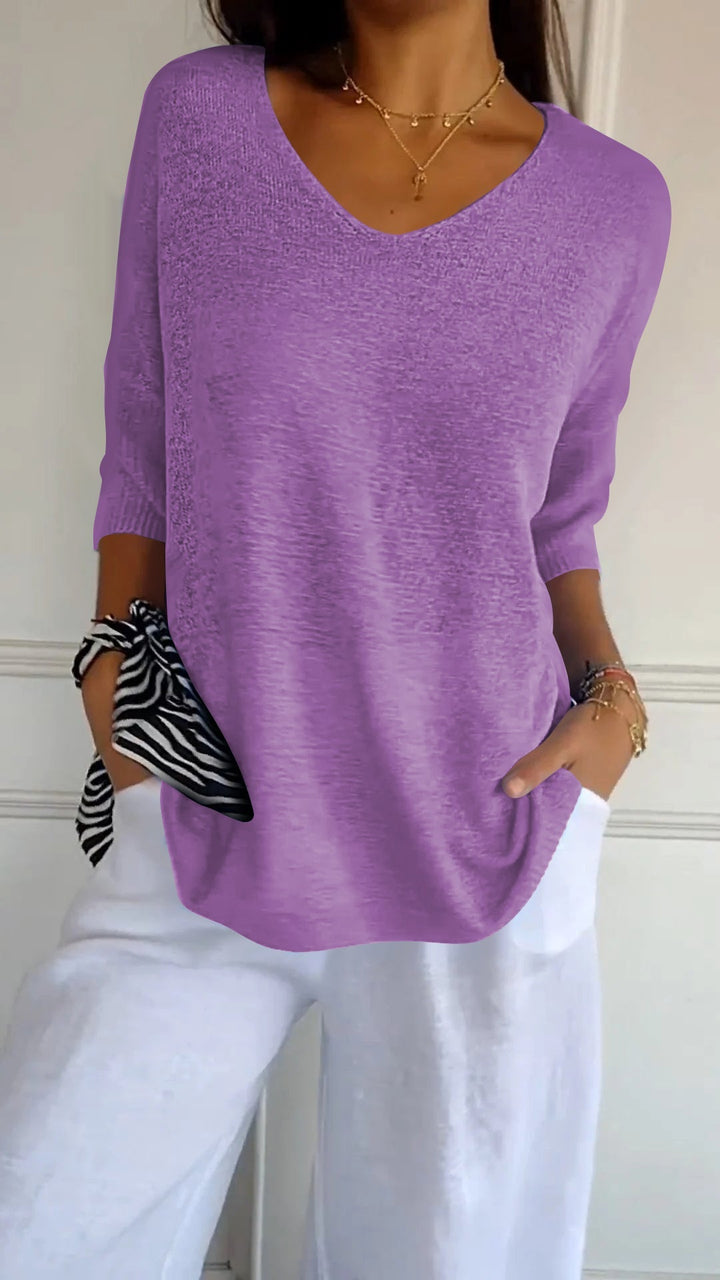 Jill | Top Intramontabile con Scollo a V 9