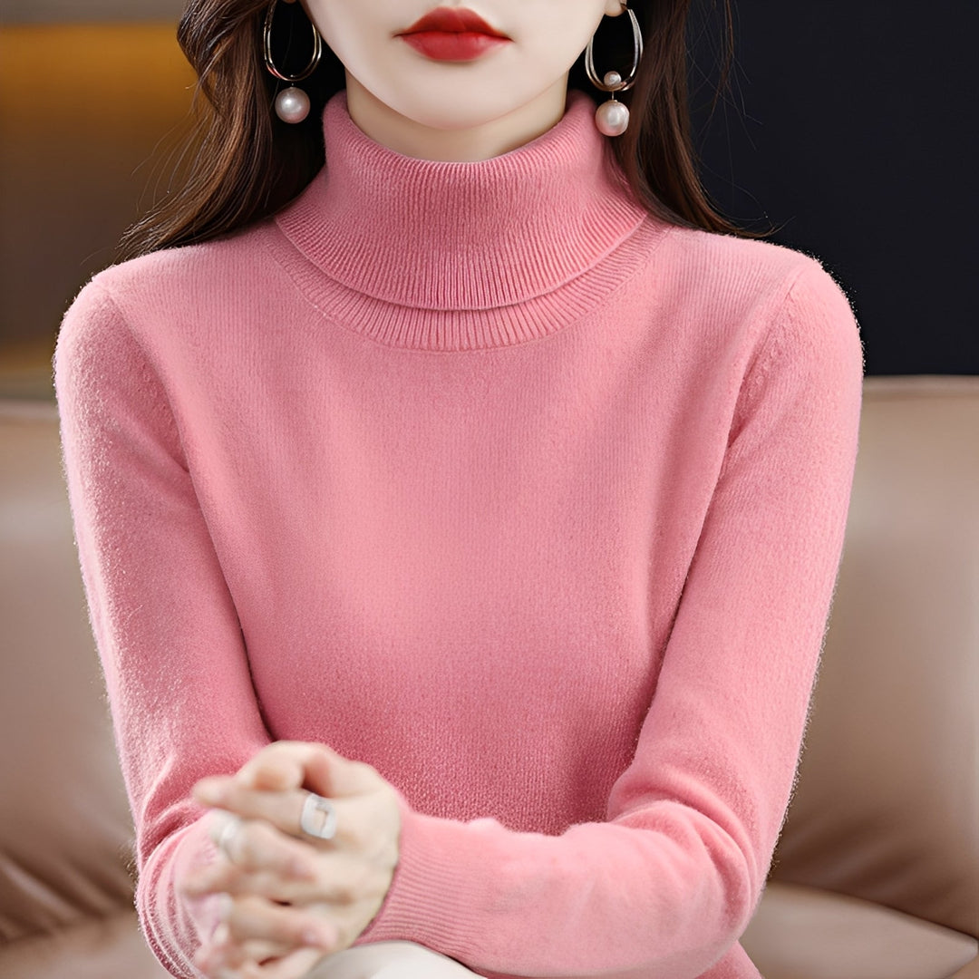 Jocelin - Maglione dolcevita sottile per donne 3