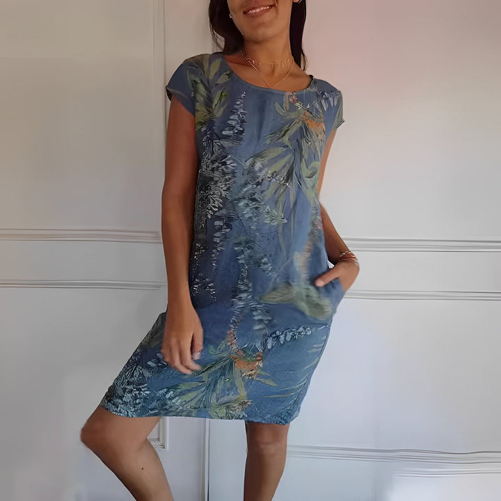 Jocelyn - Abito casual ampio con stampa per donne 0