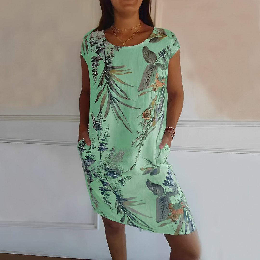 Jocelyn - Abito casual ampio con stampa per donne 1