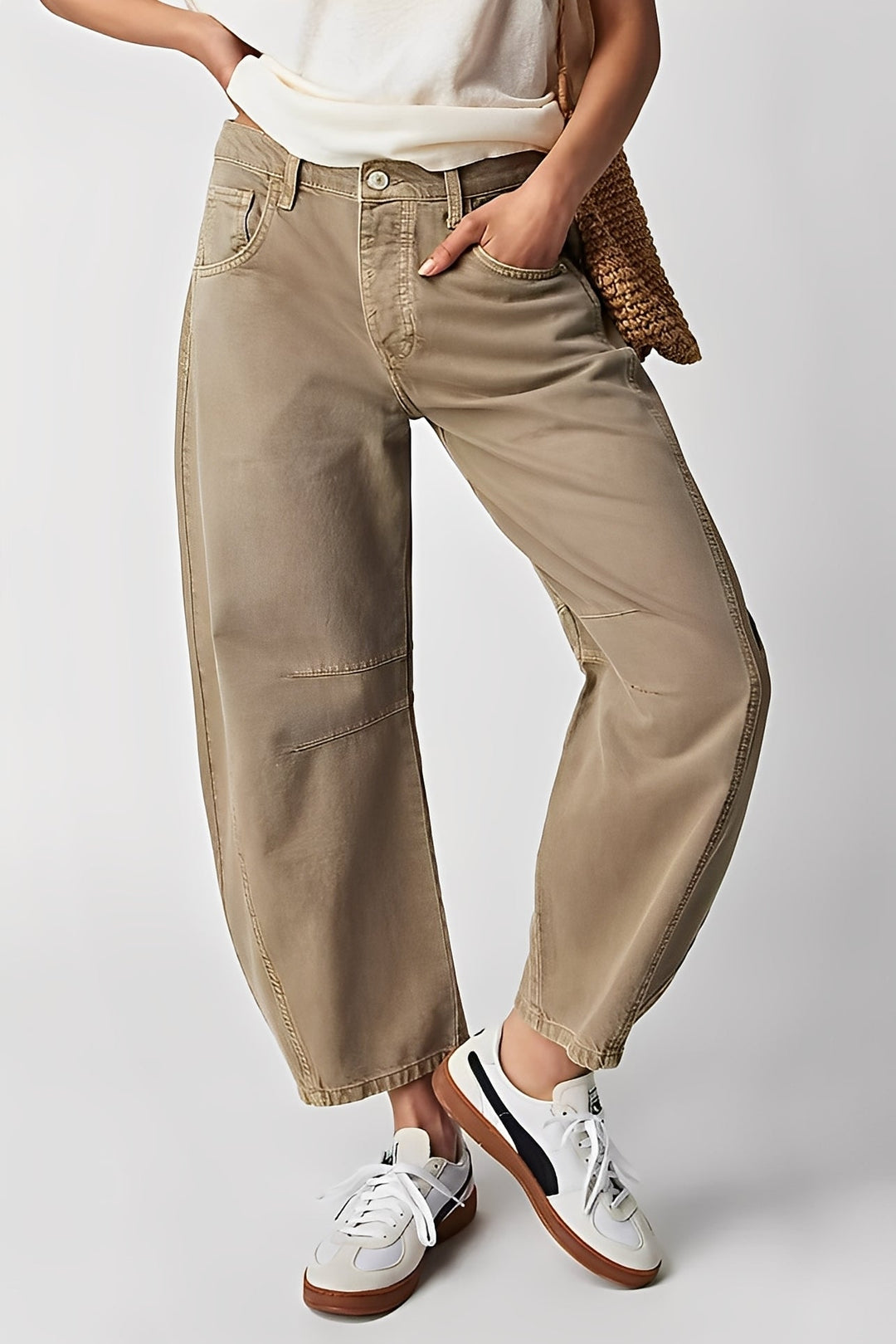 Jocelyn - Jeans casual a gamba larga per donne 2