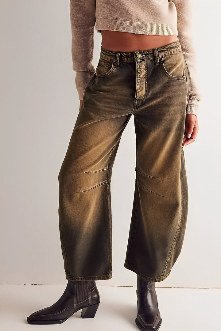 Jocelyn - Jeans casual a gamba larga per donne 6