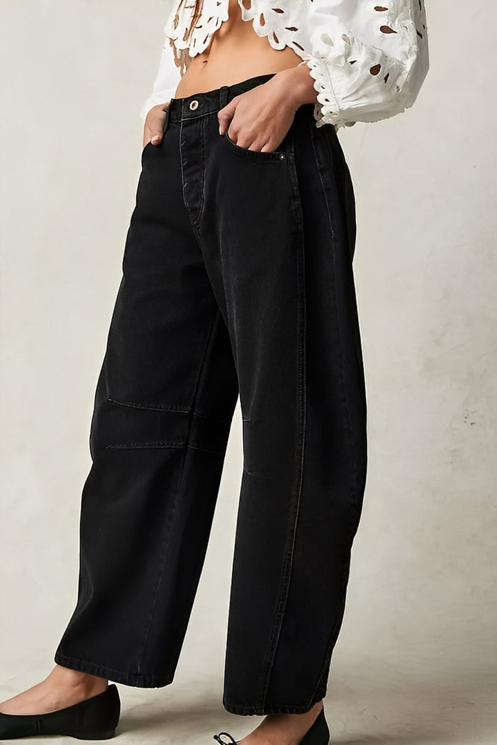 Jocelyn - Jeans casual a gamba larga per donne 7