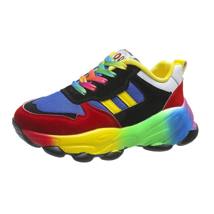 Jolie - Sneakers colorate con suola spessa per donne 0