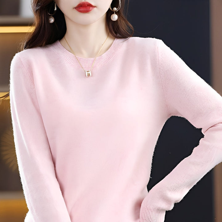Julia - Elegante maglione di lana attillato per donne 0