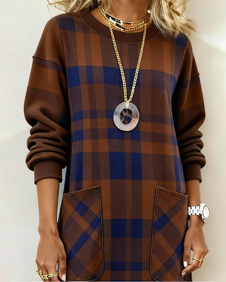 Kathrine™ | Abito Elegante a Quadri da Donna 2