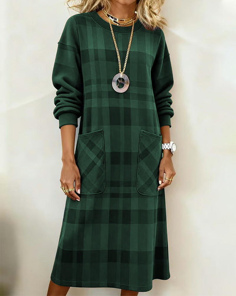 Kathrine™ | Abito Elegante a Quadri da Donna 6