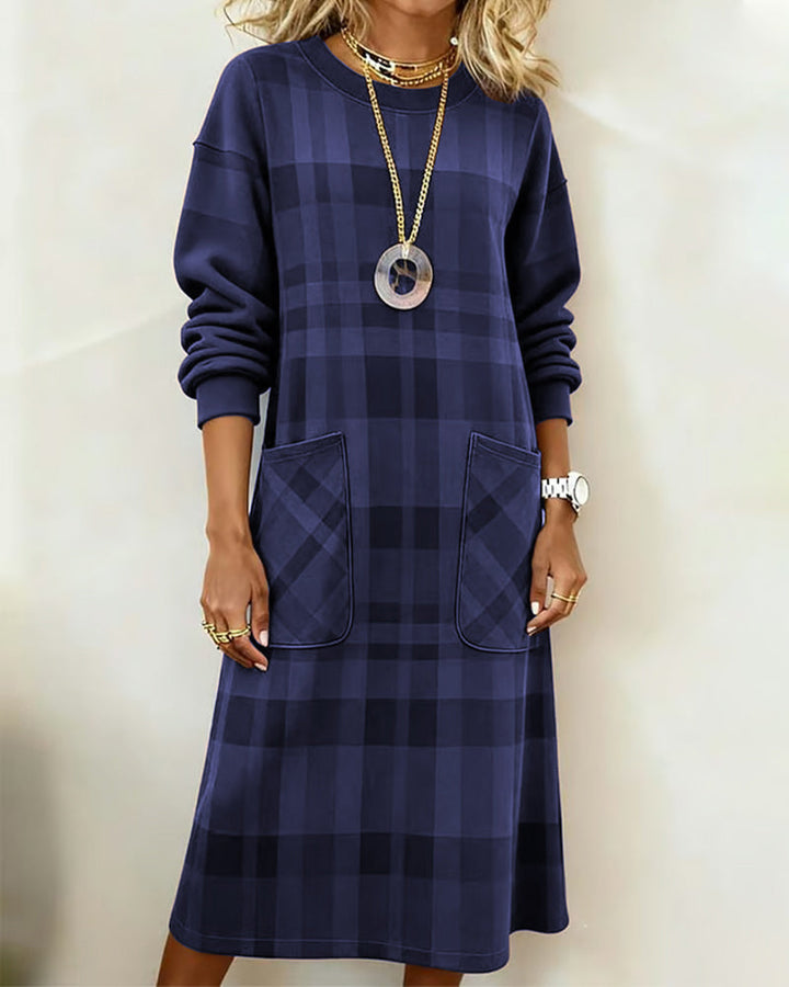 Kathrine™ | Abito Elegante a Quadri da Donna 9