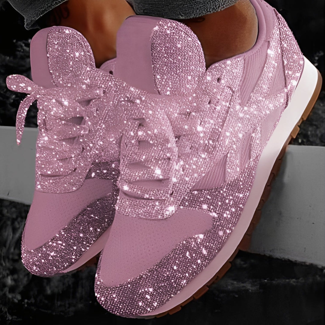 Kaycee - Sneaker Muffin casual luccicanti per donne 0