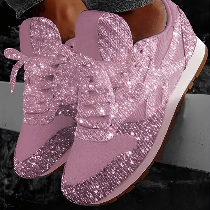 Kaycee - Sneaker Muffin casual luccicanti per donne 0