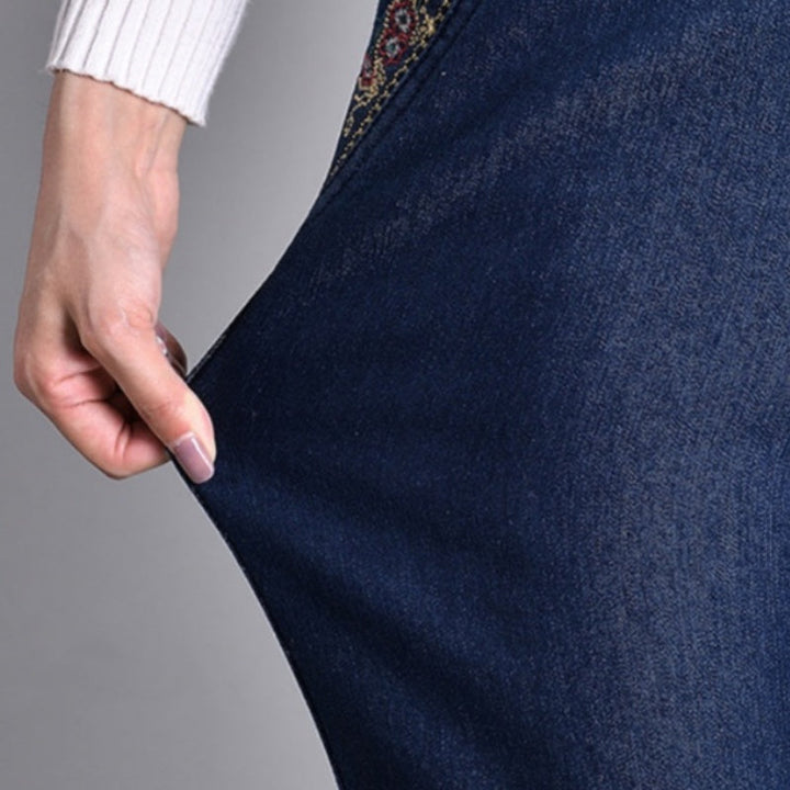 Laluna® | Jeans da donna con tasche laterali e vita elasticizzata 2