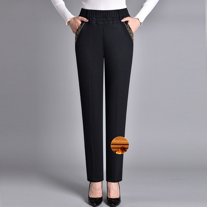 Laluna® | Jeans da donna con tasche laterali e vita elasticizzata 6