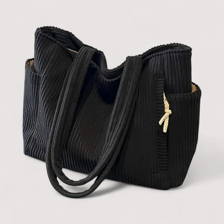 Lauren | Borsa a spalla in velluto a coste 2
