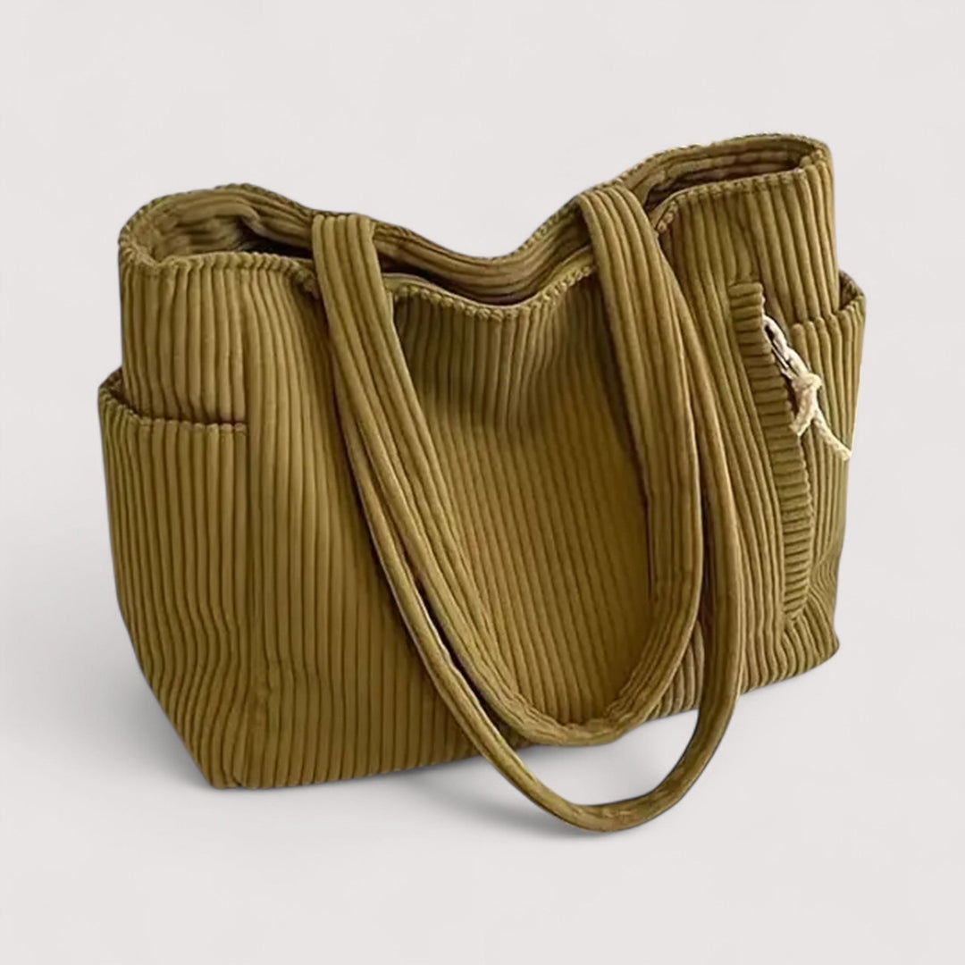 Lauren | Borsa a spalla in velluto a coste 5