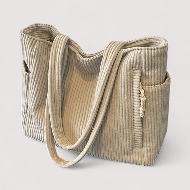 Lauren | Borsa a spalla in velluto a coste 6