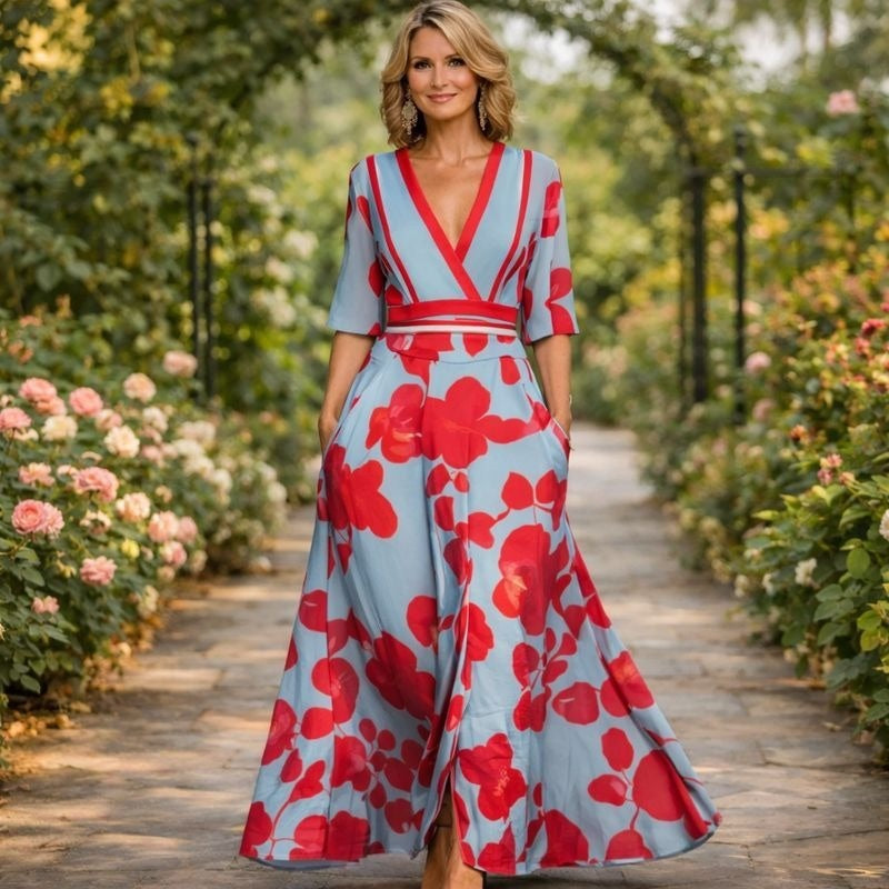 Layla™ | Elegante abito in viscosa 1