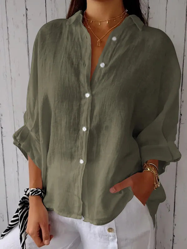 Liliana - Top in lino casual per donne 1