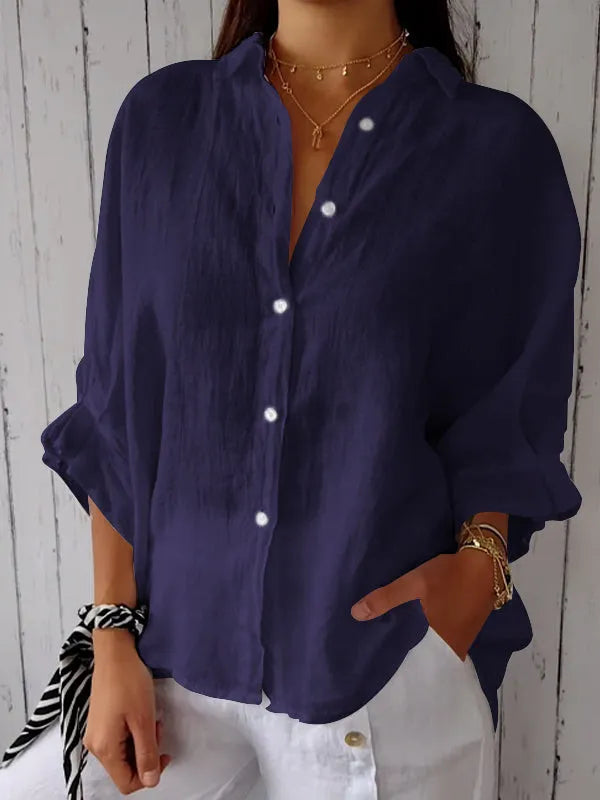 Liliana - Top in lino casual per donne 2
