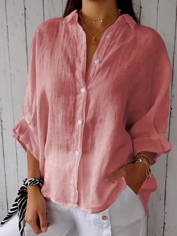 Liliana - Top in lino casual per donne 3