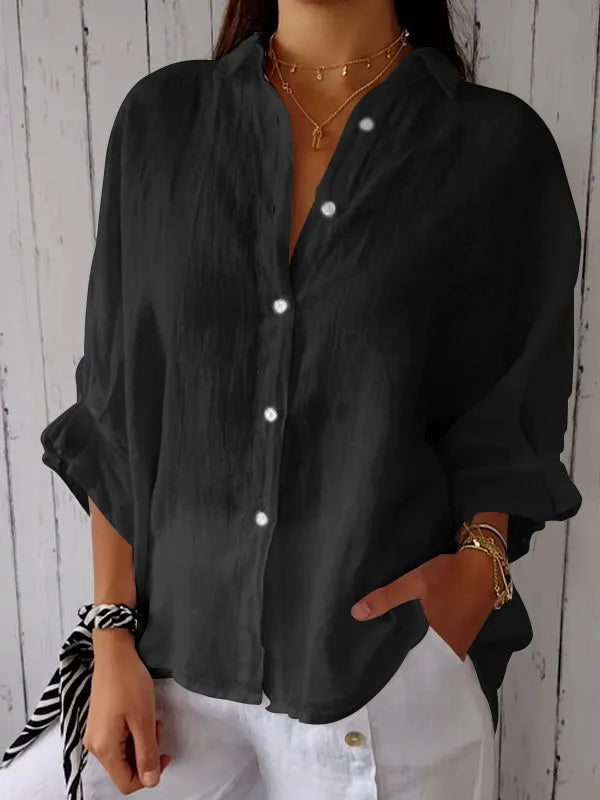 Liliana - Top in lino casual per donne 4