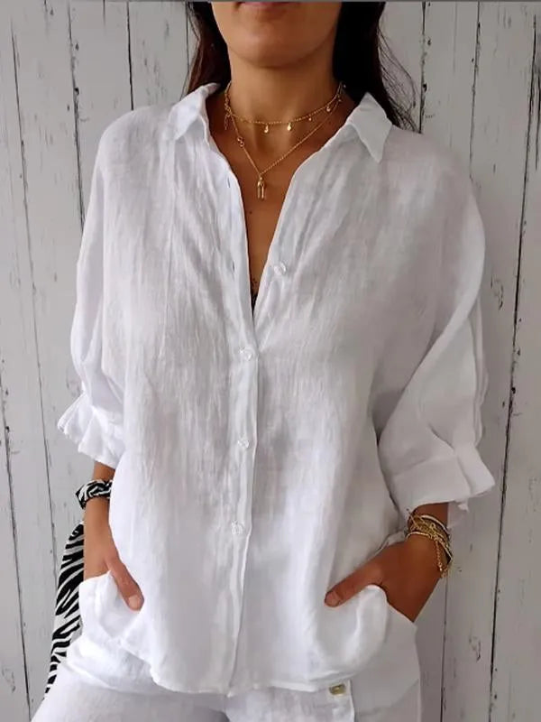 Liliana - Top in lino casual per donne 6
