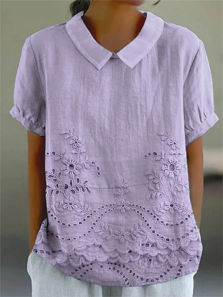 Lily | Camicia con ricami floreali 4