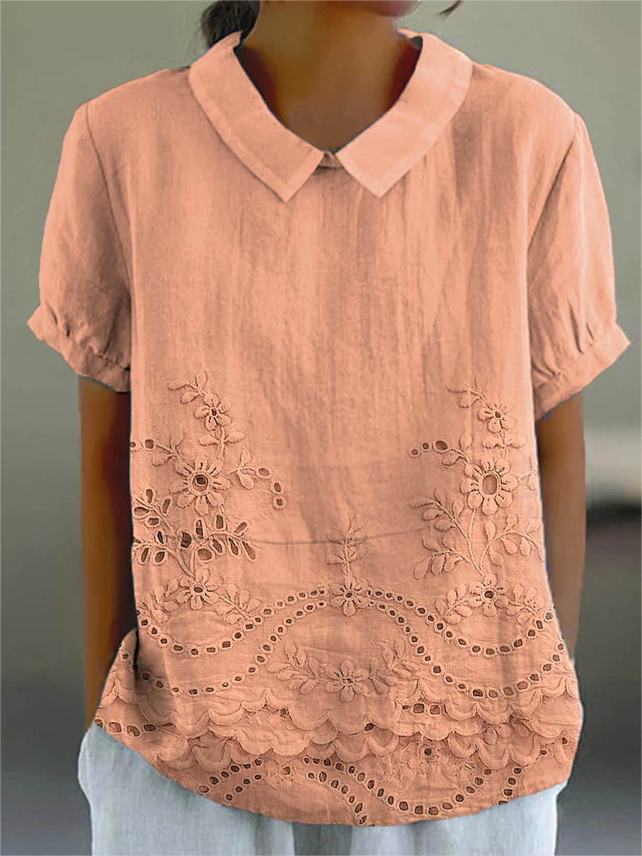 Lily | Camicia con ricami floreali 5