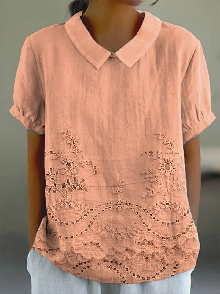 Lily | Camicia con ricami floreali 5