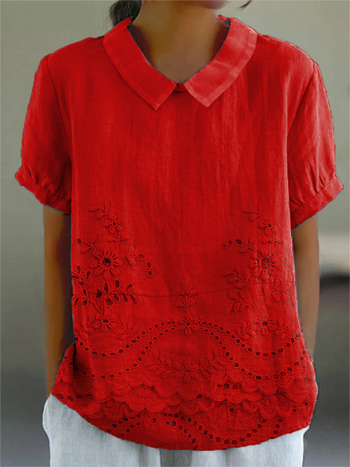 Lily | Camicia con ricami floreali 6