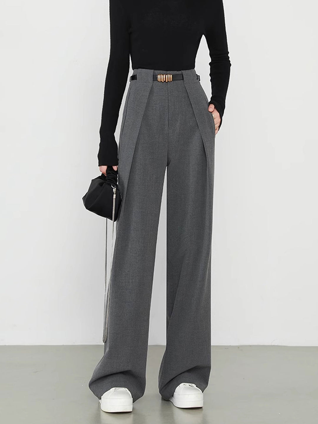 Lina – Pantaloni dritti con tasche 0