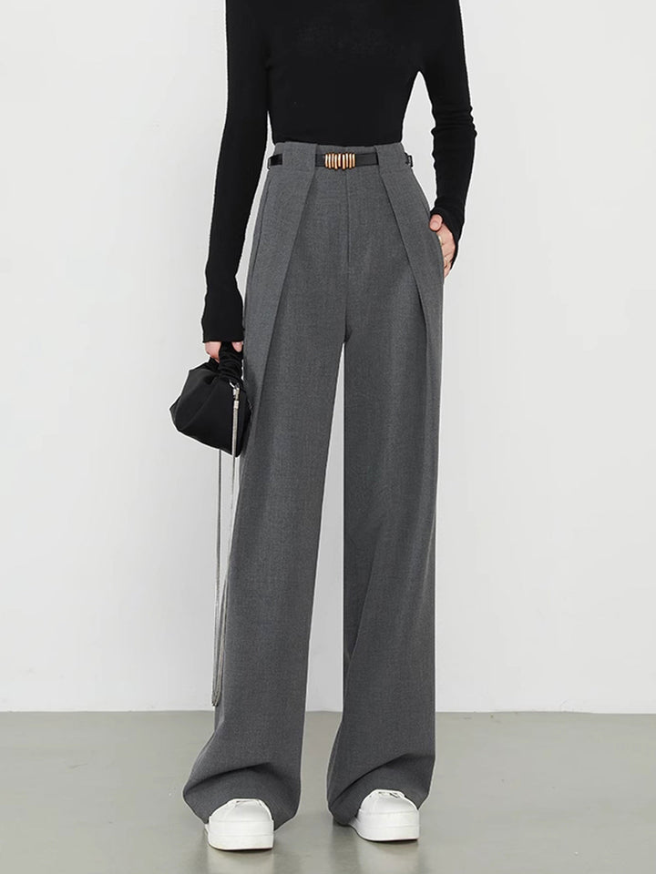 Lina – Pantaloni dritti con tasche 0