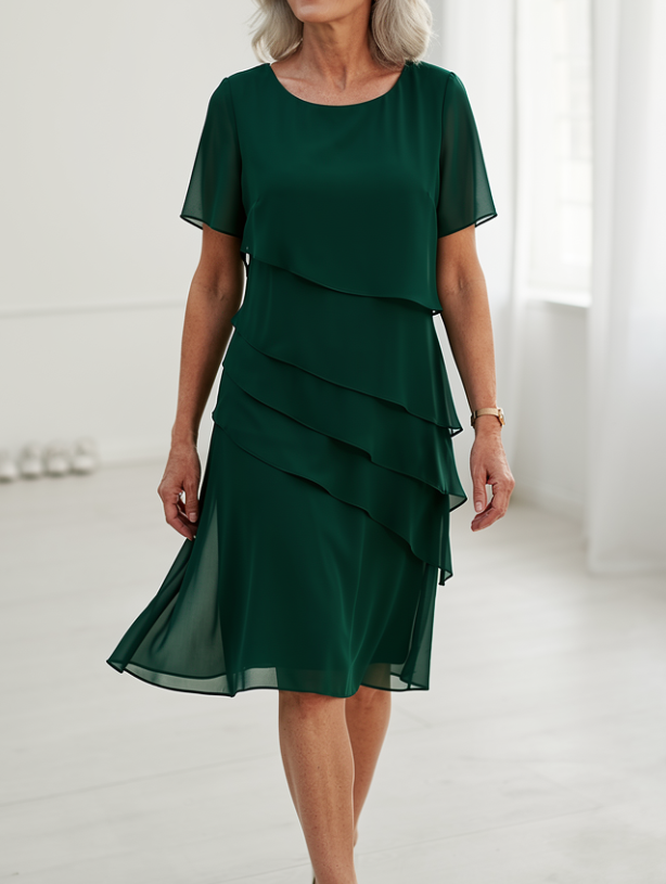 Linda | Elegante e comodo abito con volant 3