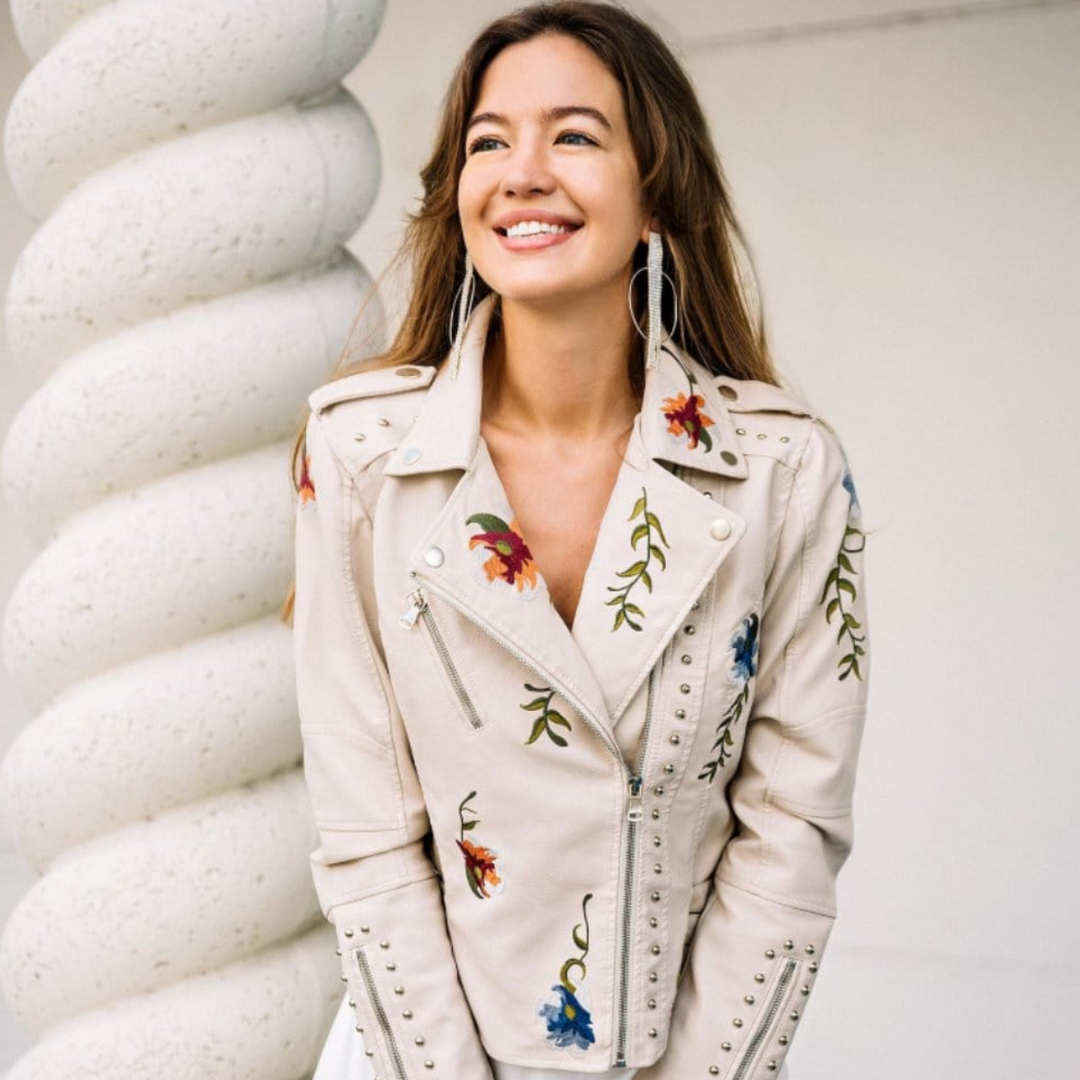 Livia | Giacca floreale retro chic 6
