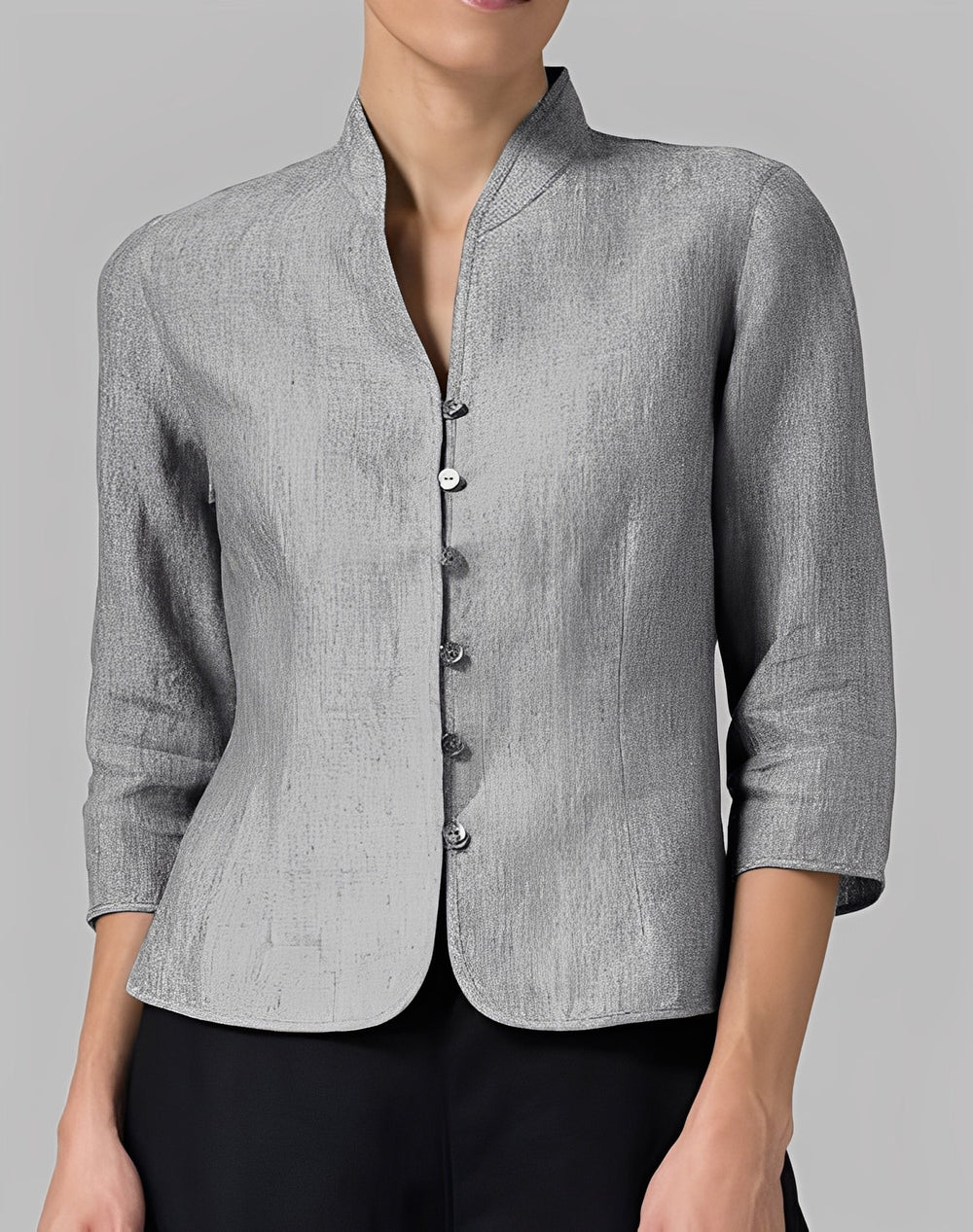 Lolicia - Blusa casual con maniche a tre quarti per donne 1