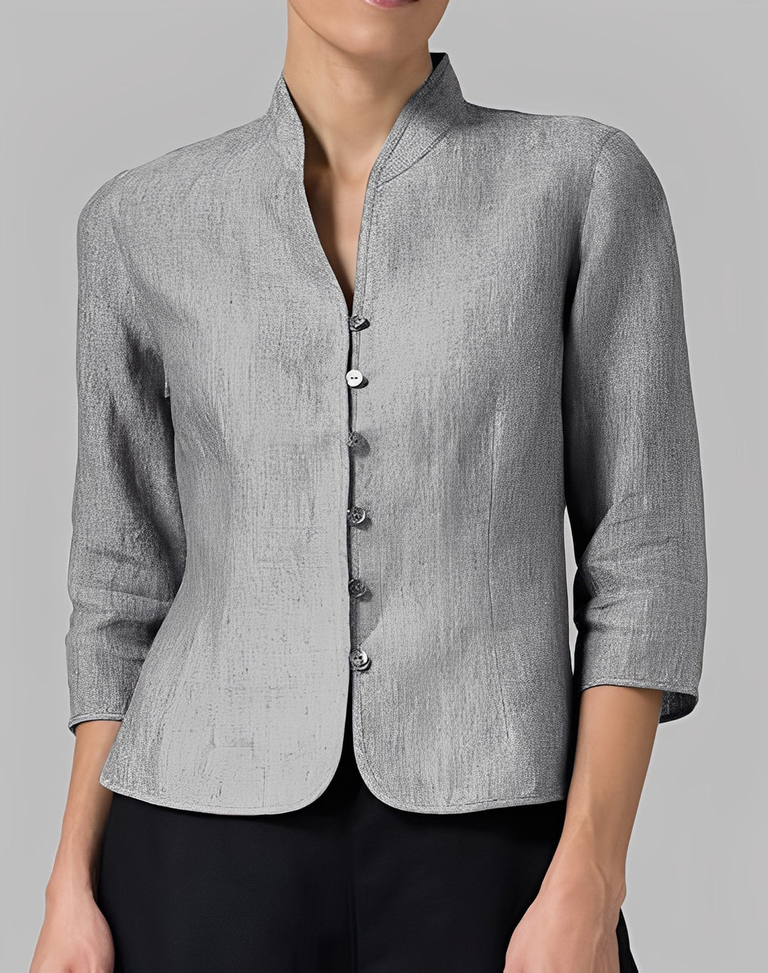 Lolicia - Blusa casual con maniche a tre quarti per donne 1