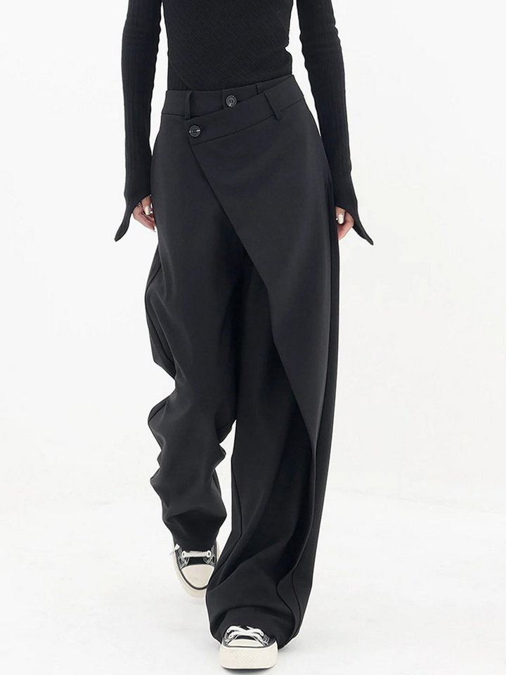 Luciana – Pantaloni a Gamba Larga Eleganti 0