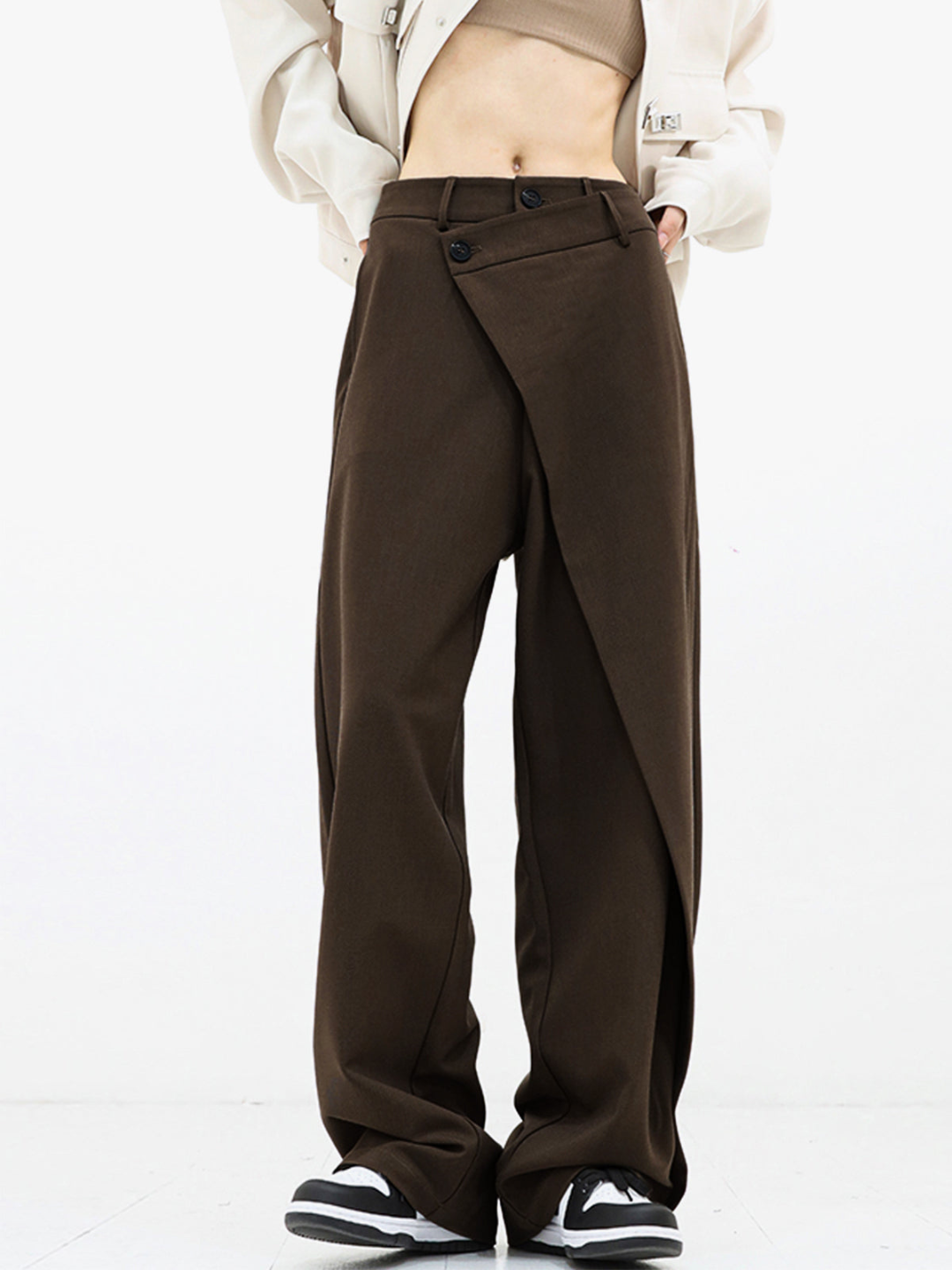 Luciana – Pantaloni a Gamba Larga Eleganti 2