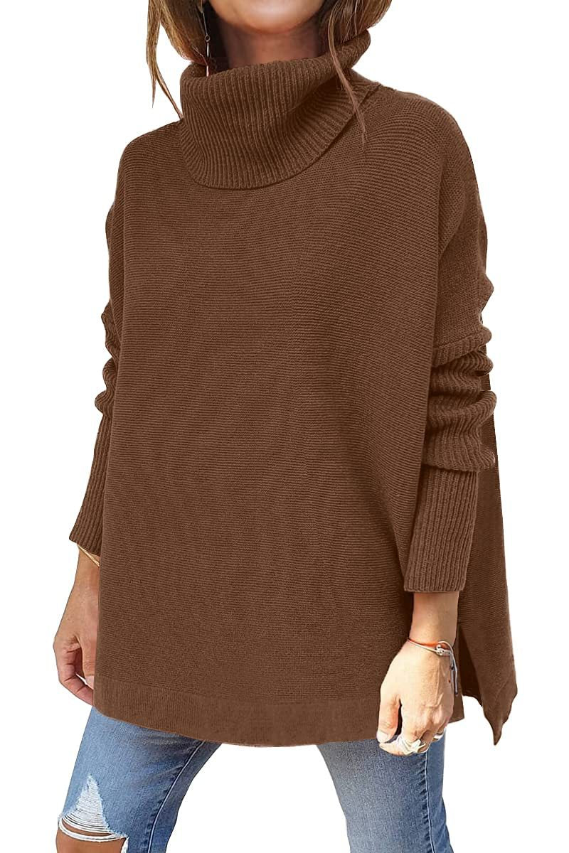 Macey - Maglione a collo alto casual in lana per donne 3