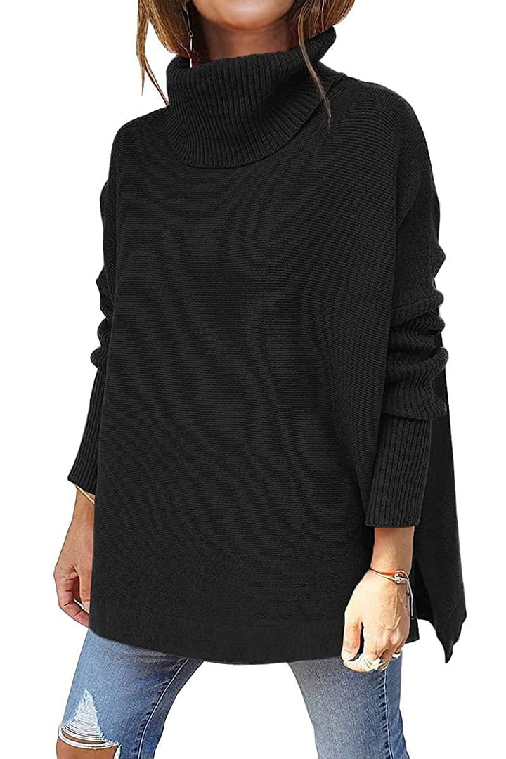 Macey - Maglione a collo alto casual in lana per donne 6