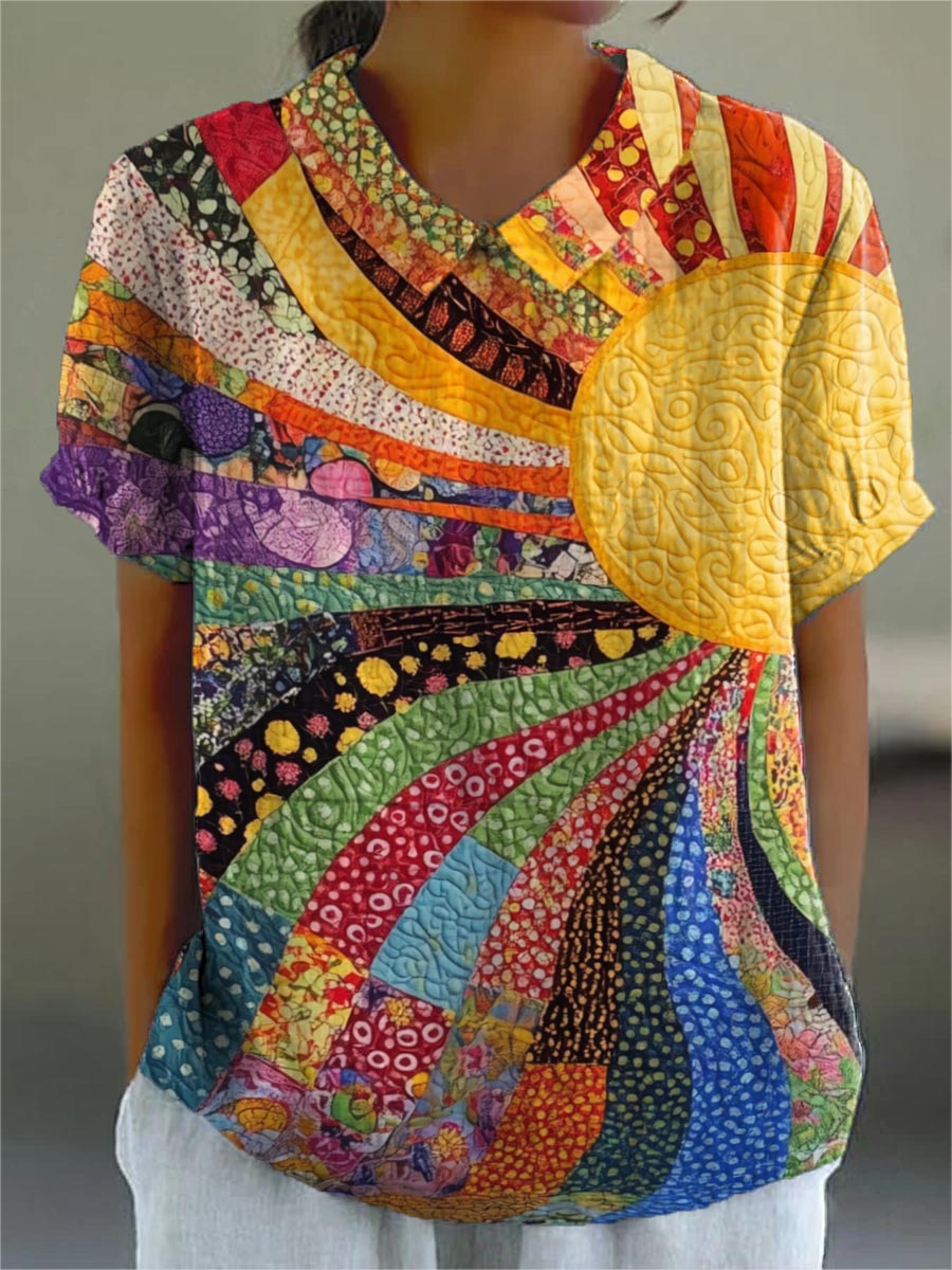 Maine | Camicia patchwork Sunburst 0