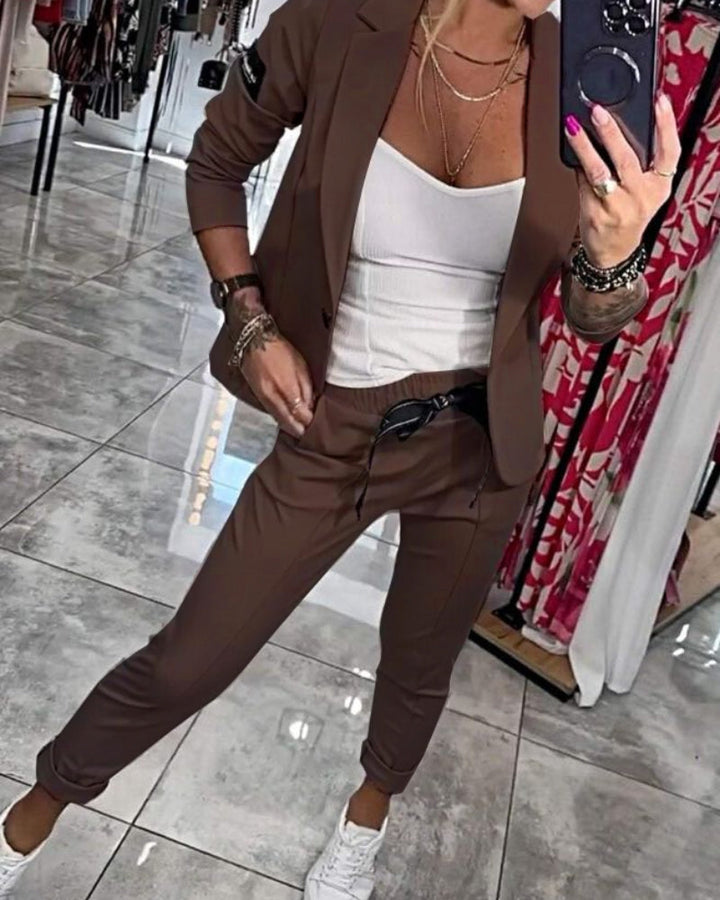 Malou | Completo: top, giacca e pantaloni 1