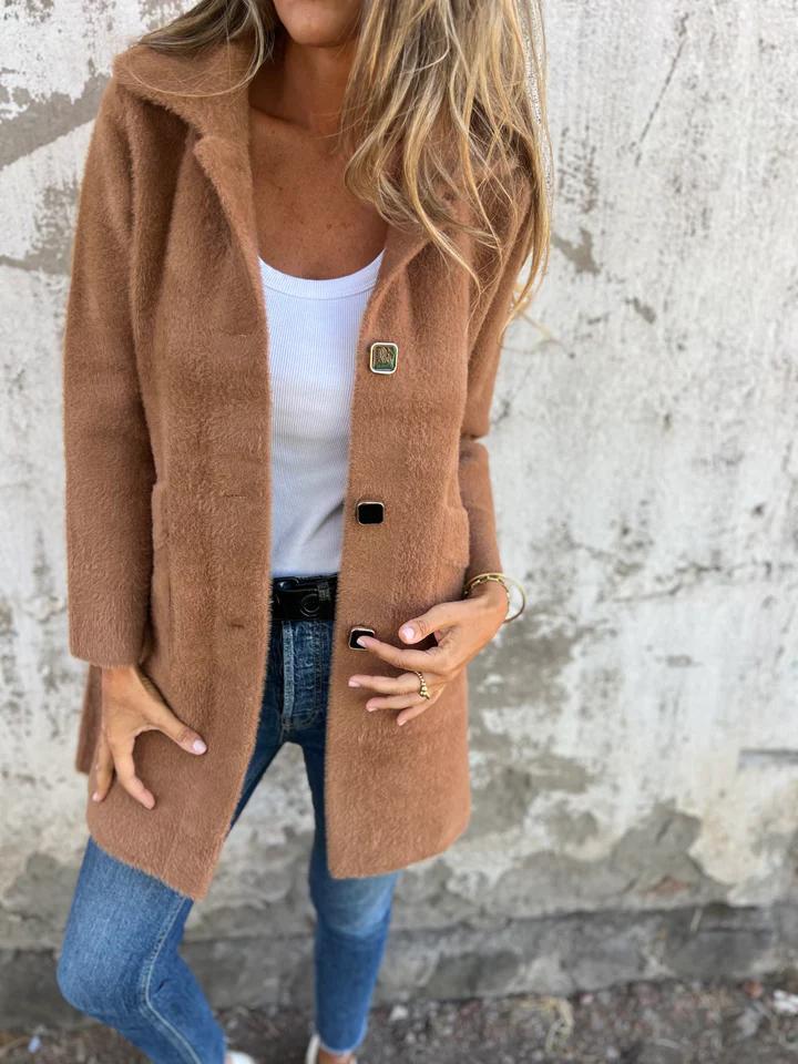 Marce | Cappotto Elegante a Maglia Grossa 0