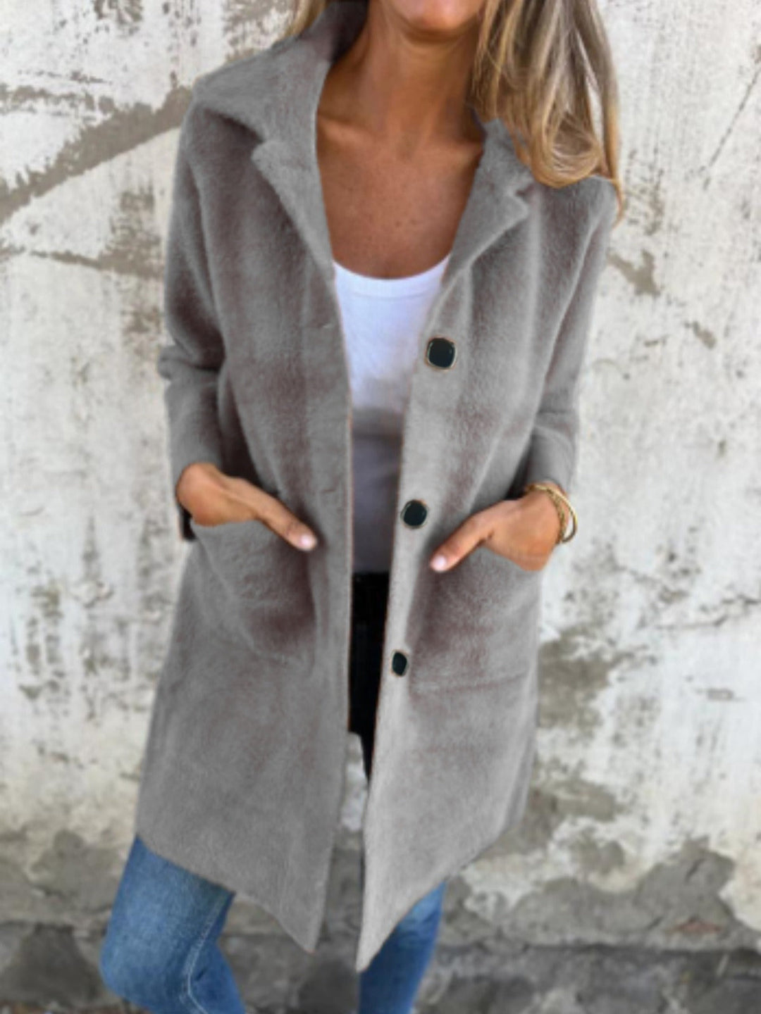 Marce | Cappotto Elegante a Maglia Grossa 12