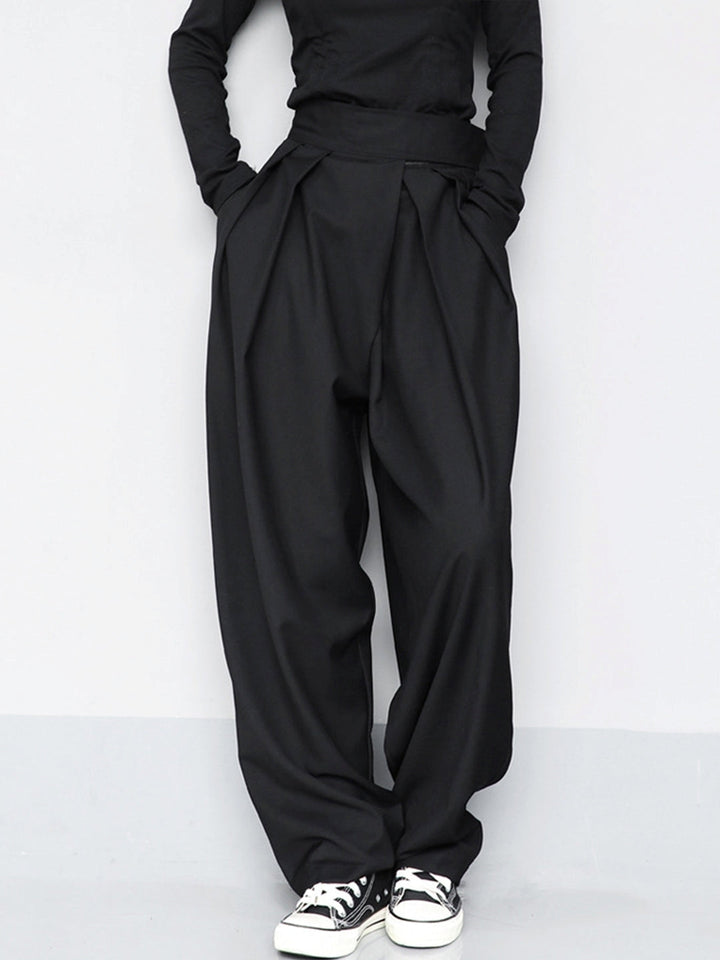 Marisa – Pantaloni larghi con chiusura a velcro 0