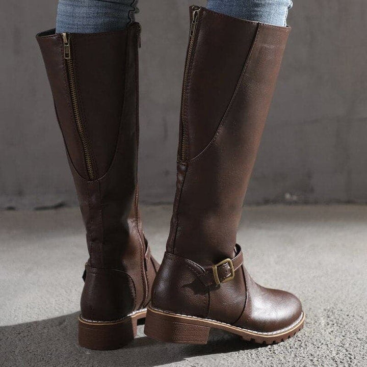 Marly - Stivaletti casual con fibbia decorativa per donne 2