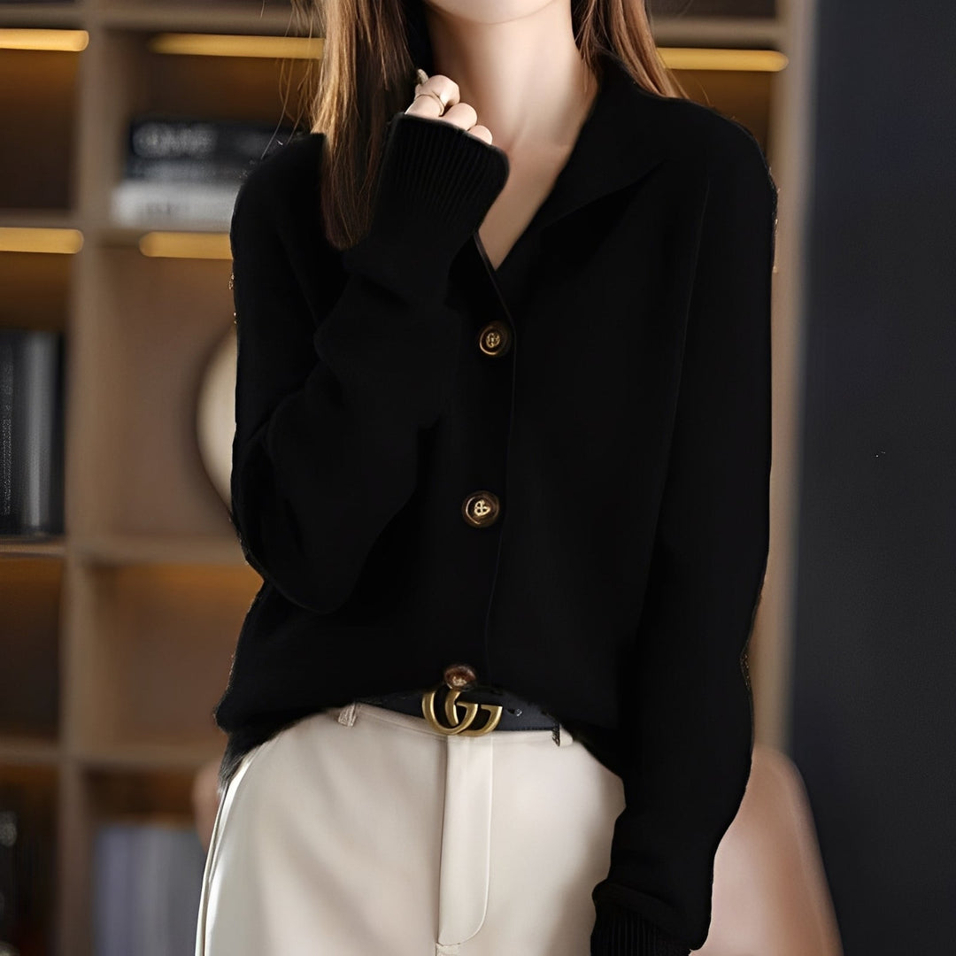 Melba - Classico maglione di lana morbido per donne 5