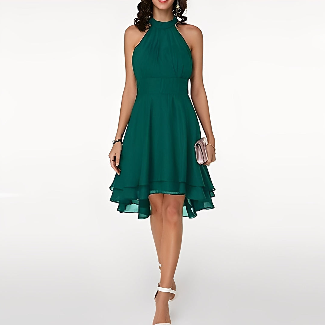 Melissa - Abito in chiffon con volant giocosi per donne 1