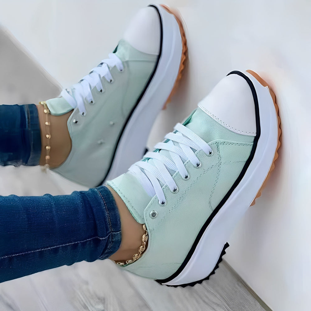 Mellony - Scarpe casual con suole spesse per donne 1