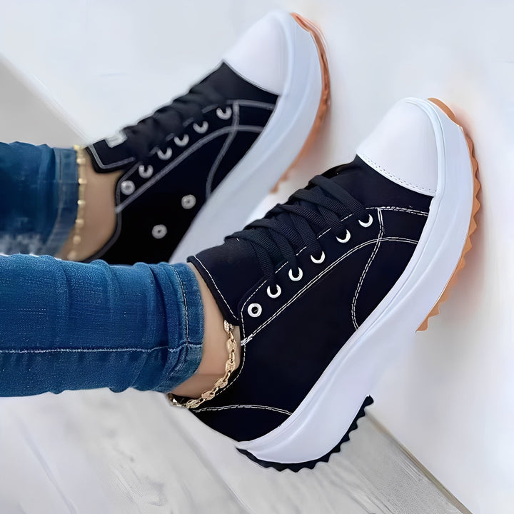 Mellony - Scarpe casual con suole spesse per donne 4
