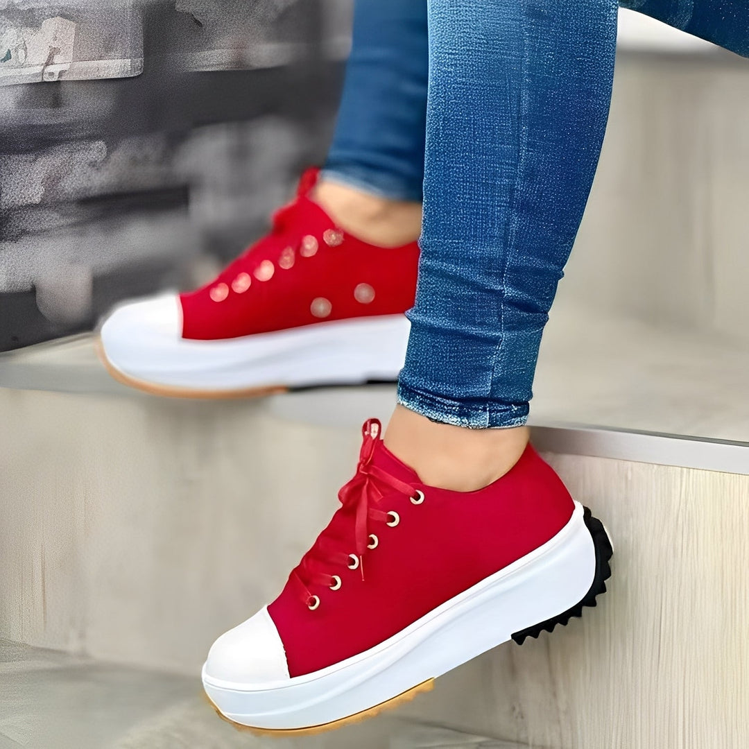 Mellony - Scarpe casual con suole spesse per donne 5
